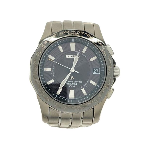 SEIKO◇ソーラー腕時計/アナログ/7B25-0AA0// : セカンドストリート