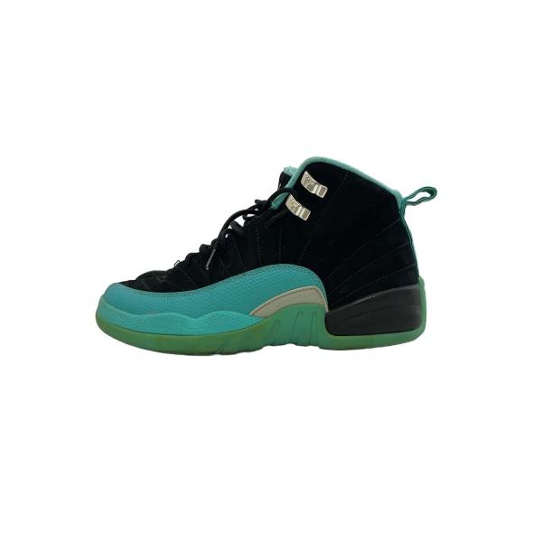 NIKE◆AIR JORDAN 12 RETRO GG/エアジョーダンレトロ/ブラック/510815-017/24.5cm///