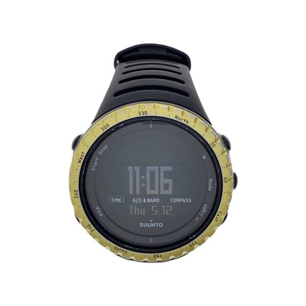 SUUNTO◇クォーツ腕時計/デジタル/ラバー/BLK/BLK/CORE// : セカンド