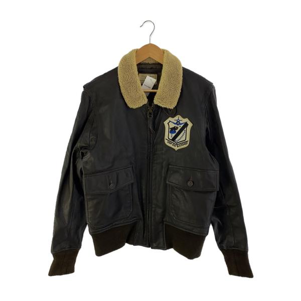 US.NAVY◇G-1/フライトジャケット/42/レザー/BRW/MIL-J-7823E US.NAVY◇G-1/フライトジャケット/42/レザー/BRW/MIL-J-7823E