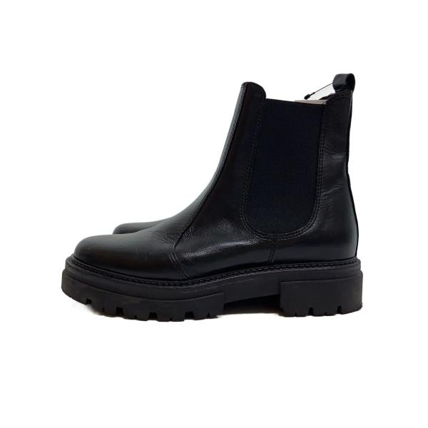 ENESS◇サイドゴアブーツ/38/BLK/レザー : セカンドストリートYahoo!店