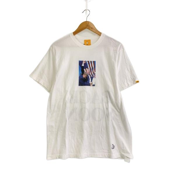 FR2◇I LL BE BACK SOON/Tシャツ/M/コットン/WHT/無地 : セカンド