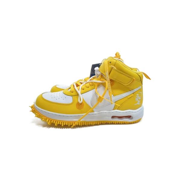 【新品未使用】Off-Whiteエアーフォース1 イエロー28.5cm NIKE◇OFF-WHITE X AIR FORCE 1 MID_オフホワイト エアフォース ミッド