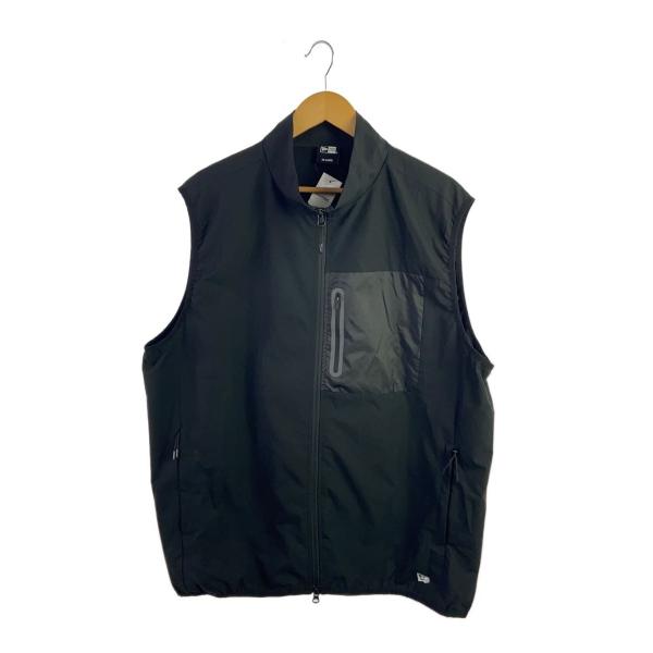 NEW ERA◇ナイロンベスト/XXL/ポリエステル/BLK : セカンドストリート