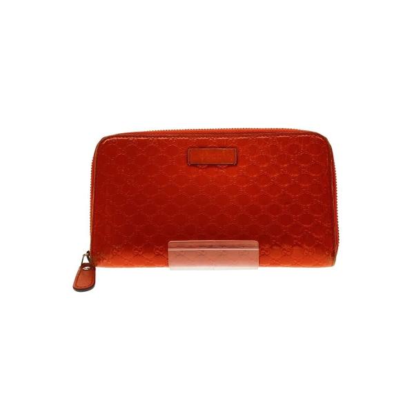 GUCCI◇長財布_マイクログッチシマ/レザー/ORN/レディース : セカンド