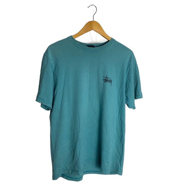 STUSSY◇Tシャツ/M/コットン/BLU/サンセット// : セカンドストリート