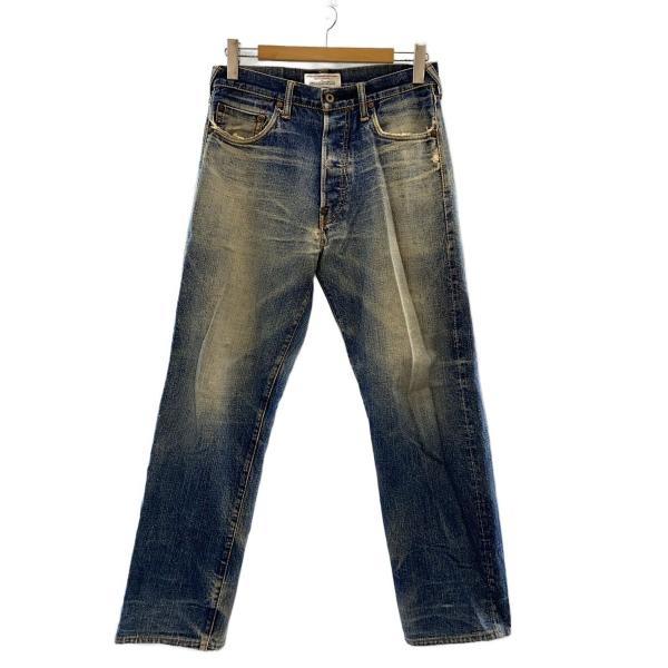 ブルドッグ　エヴィス　PARIS EVISU◇EVISU PARIS/TAILLE/ピカソ調/カモメ/ボトム/32/コットン/BLU