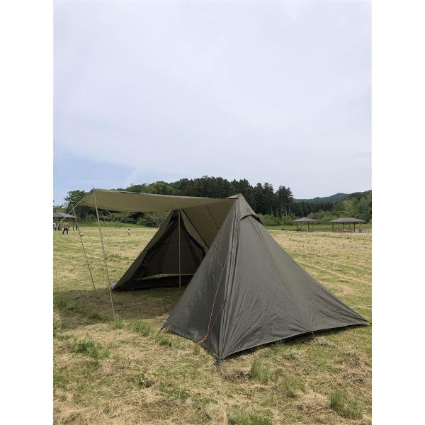 BUNDOK◇テント/4~6人用/カーキ/BDK-02KA/パップ/シェルター/軍 BUNDOK◇テント/4~6人用/カーキ/BDK-02KA/パップ/シェルター/軍