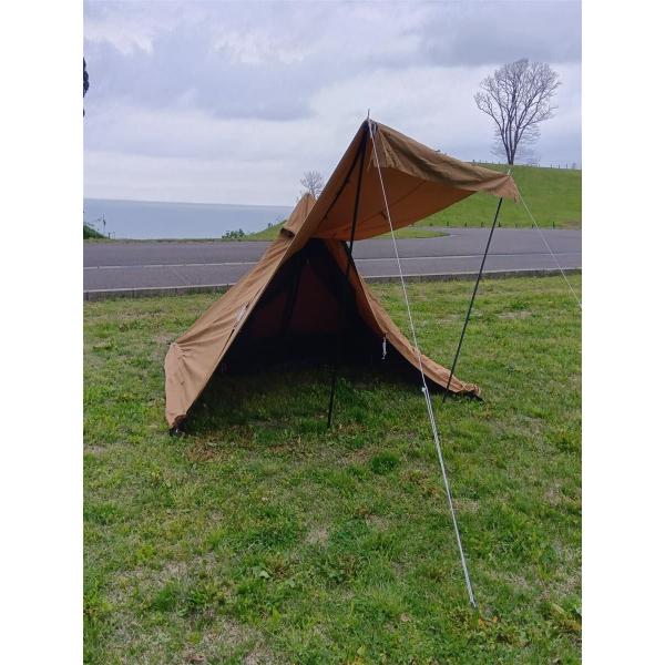 WAQ◇テント/ワンポール/1~2人用/ベージュ/ALPHA TC/ティピー/ソロ