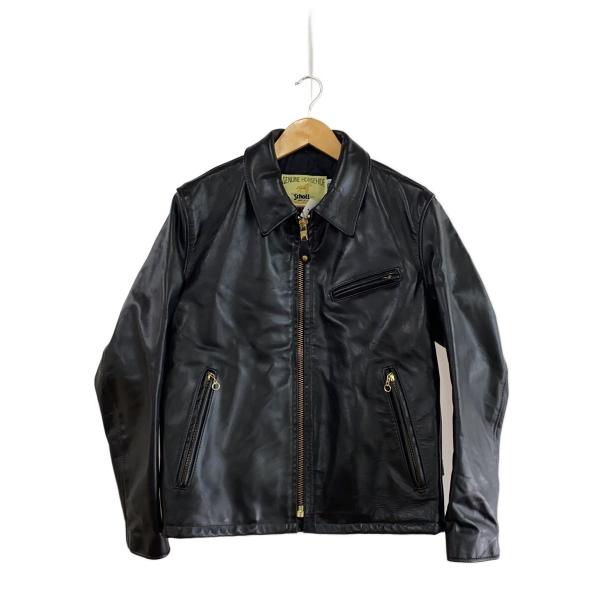 Schott◇ホースハイドレザー/レザージャケット/レザーブルゾン/36/馬革