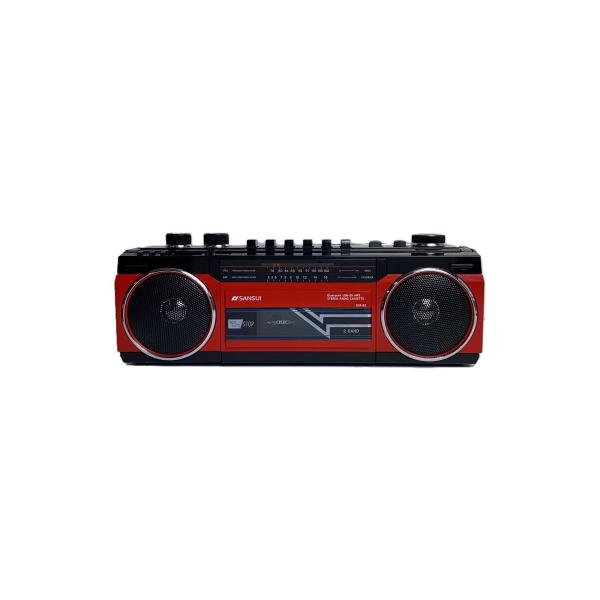 SANSUI◇ラジカセ SCR-B2(RD) [レッド] : セカンドストリートYahoo!店