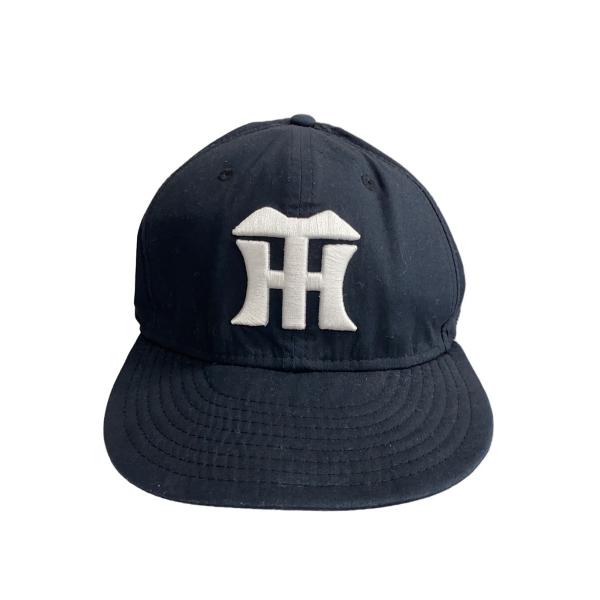 NEW ERA◇阪神タイガース/キャップ/M/コットン/BLK/メンズ : セカンド