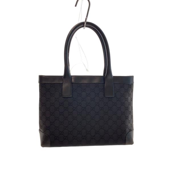 GUCCI◇トートバッグ_GGキャンバス/キャンバス/BLK/総柄// : セカンド