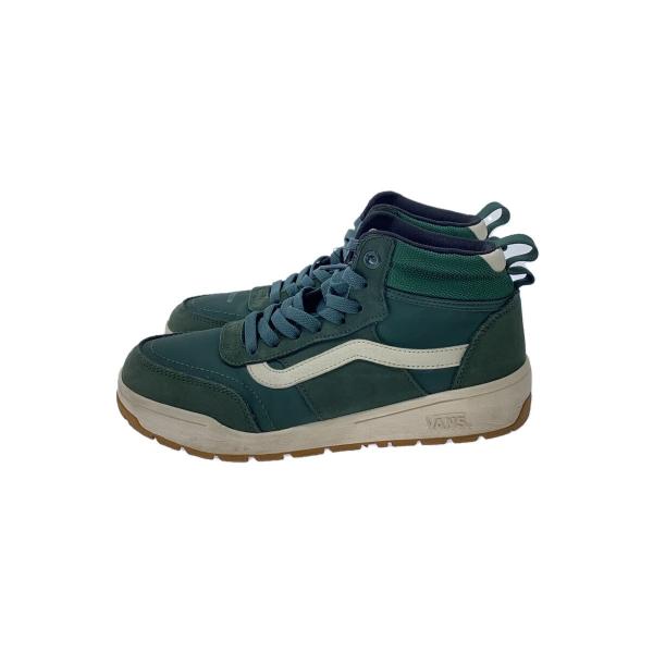 VANS◇ハイカットスニーカー/24.5cm/GRN/レザー/V8615 : セカンド 