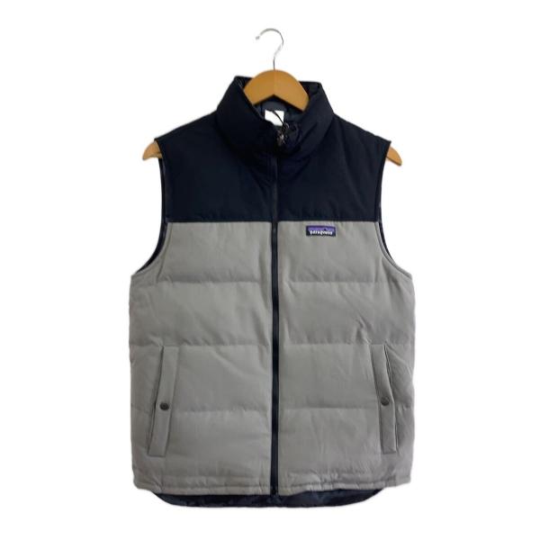 patagonia◇ダウンベスト/XS/ナイロン/GRY/無地 : セカンドストリート