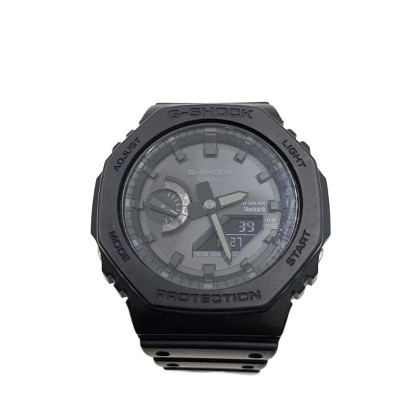 CASIO◇ソーラー腕時計_G-SHOCK/デジアナ/BLK/BLK : セカンド