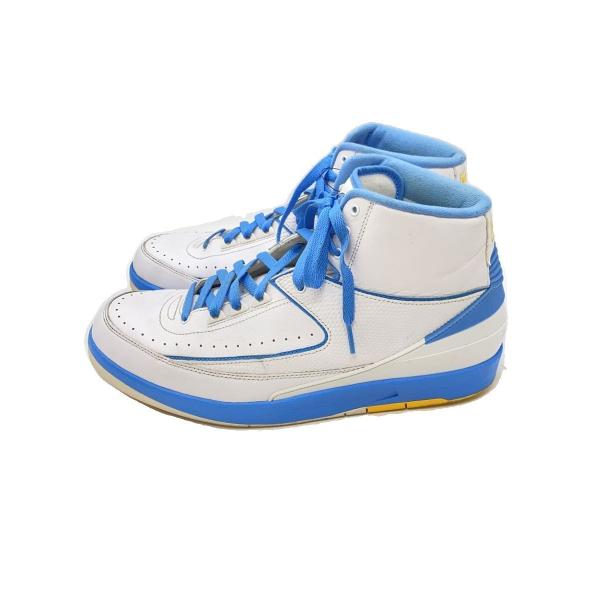 NIKE◆AIR JORDAN 2 RETRO/エアジョーダンレトロ/ホワイト/385475-122/30cm/WHT//