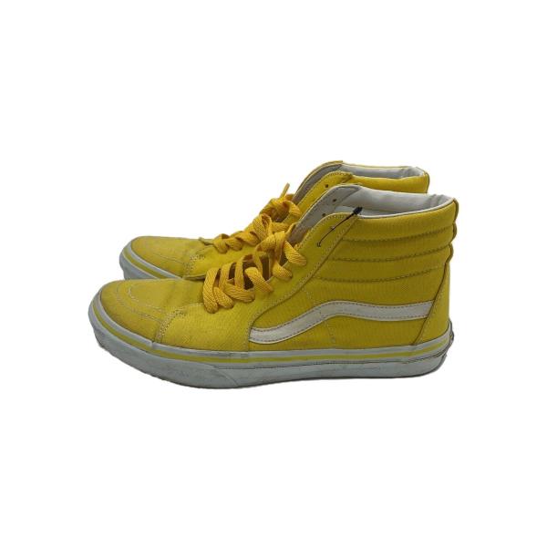 VANS◇SK8-HI/スケートハイ/ハイカットスニーカー/US8/イエロー