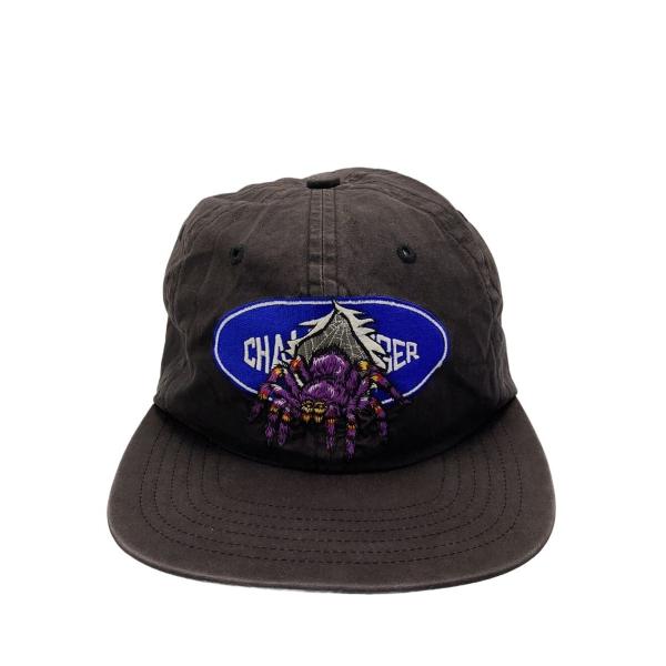 CHALLENGER◇LOGO SPIDER CAP/キャップ/FREE/コットン/GRY/メンズ