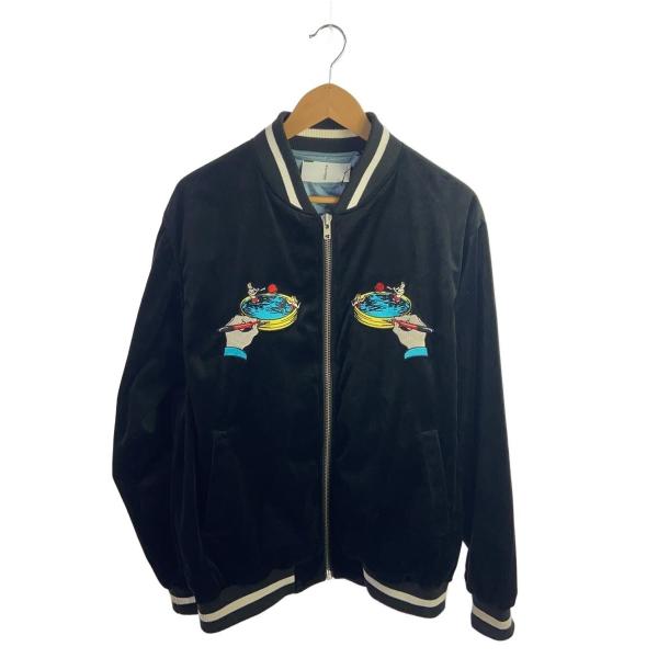 X-LARGE◇スカジャン/L/ベロア/BLK/01201505 : セカンドストリート 