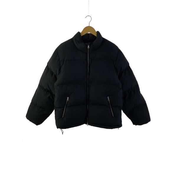 STUSSY / ダウンジャケット/S/ポリエステル/BLK STUSSY◇DOWN PUFFER NYLON/ダウンジャケット/M/ナイロン/BLK