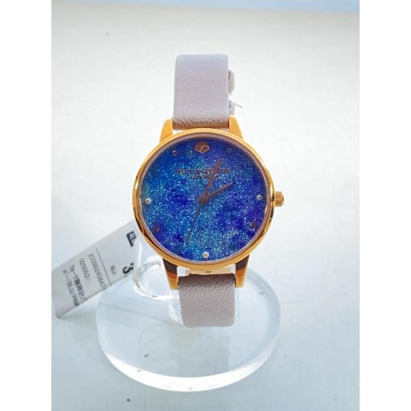 OLIVIA BURTON◇クォーツ腕時計/アナログ/ラバー/BLU/PNK/SS