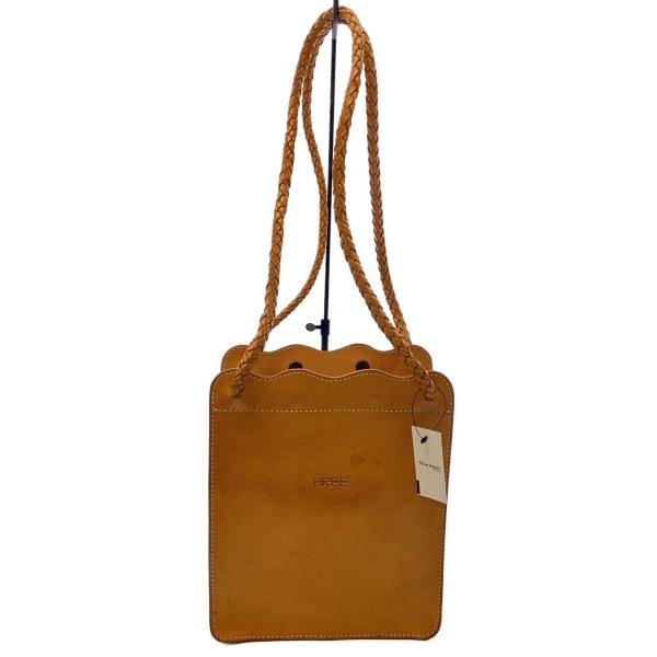 BREE◇ショルダーバッグ/レザー/CML : セカンドストリートYahoo!店