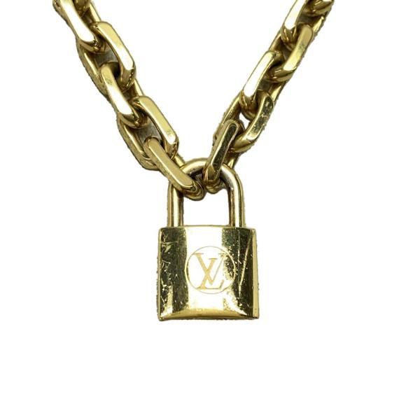 LOUIS VUITTON◇コリエLVエッジカデナ/ネックレス/ゴールド