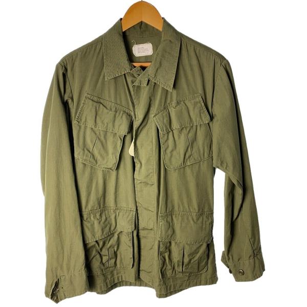 US.ARMY◇ミリタリージャケット/S/コットン/KHK/70s/ジャングル