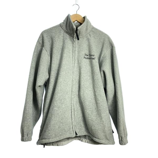 ENNOY◇フリースジャケット/L/ポリエステル/GRY/無地/AW23BRENJK01LP