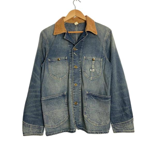RRL コーデュロイカラー インディゴ デニム ジャケット カバーオール L RRL◇カバーオール/S/コットン/IDG/コーデュロイカラーインディゴ