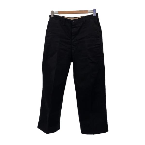 AtLast&Co.◇スラックスパンツ/32/コットン/ブラック/アットラスト