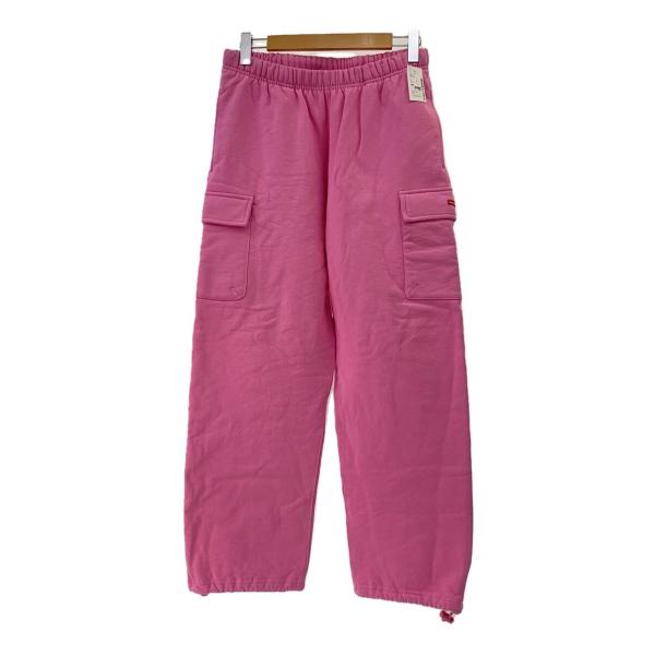 Supreme◇カーゴパンツ/M/コットン/ピンク/Small Box Cargo Sweatpant