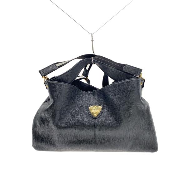 ATAO◇ショルダーバッグ/レザー/BLK : セカンドストリートYahoo!店