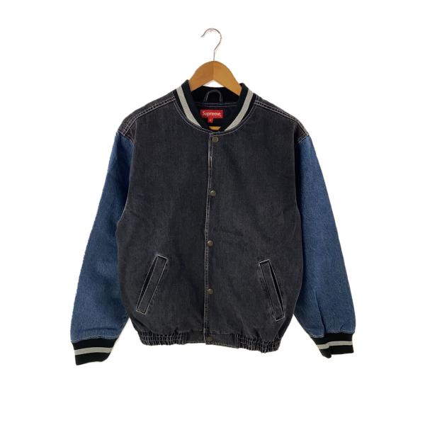 Supreme◇18SS/Denim Varsity Jacket/スタジャン/デニムジャケット/M