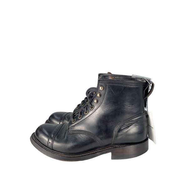 RRL◇BOWERY BOOTS/バワリーブーツ/レースアップブーツ/--/BLK/レザー
