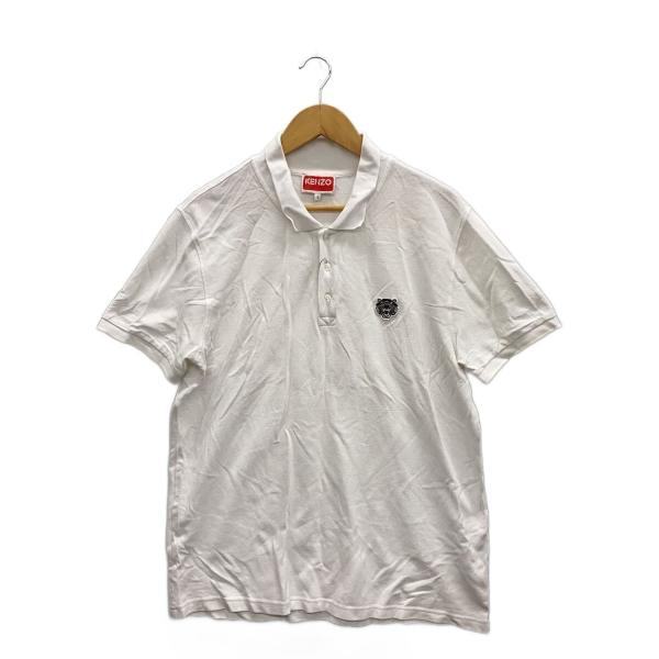 KENZO ポロシャツ KENZO◇25SS/KENZO Wild Tiger/ポロシャツ/L/ポリエステル/WHT