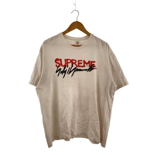 20AWヨウジヤマモト×supremeコラボTシャツ Supreme◇20AW/Yohji Yamamoto Logo Tee/Tシャツ/XL/コットン/101837
