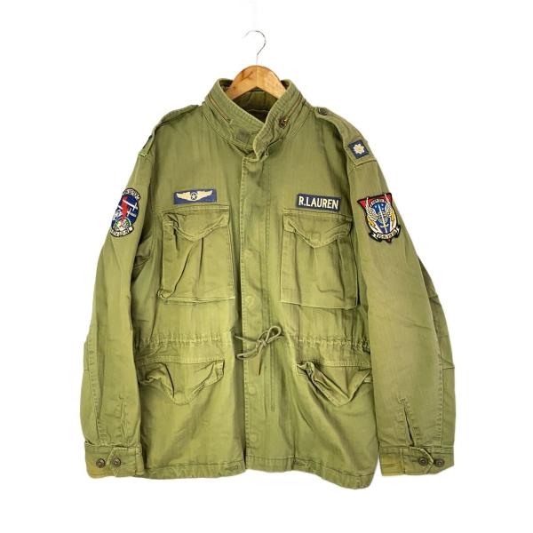 POLO RALPH LAUREN ミリタリー フィールドジャケット M65 POLO RALPH LAUREN◇ミリタリージャケット/XL/コットン/KHK/M-65