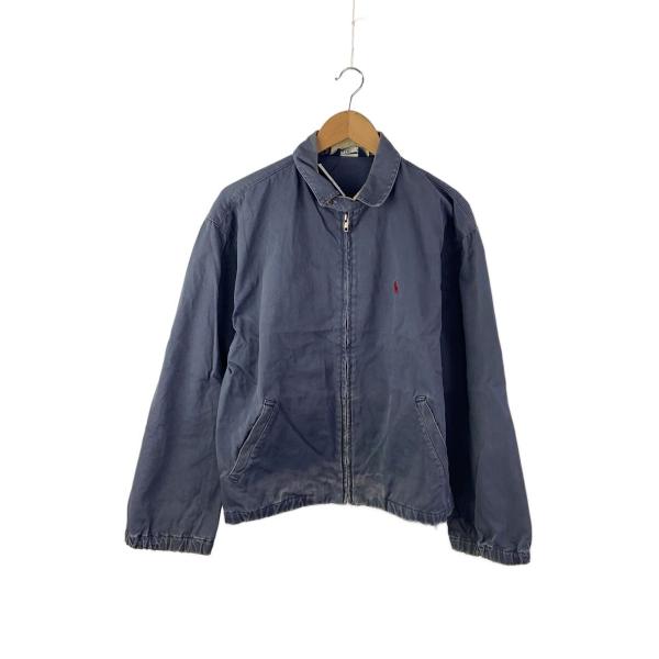 POLO RALPH LAUREN◇赤ポニー/スイングトップジャケット/USA製/三角