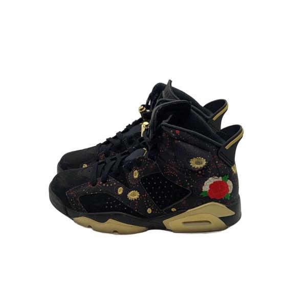 NIKE◆AIR JORDAN 6 RETRO CNY/エアジョーダンレトロ/ブラック/AA2492-021/26.5cm///