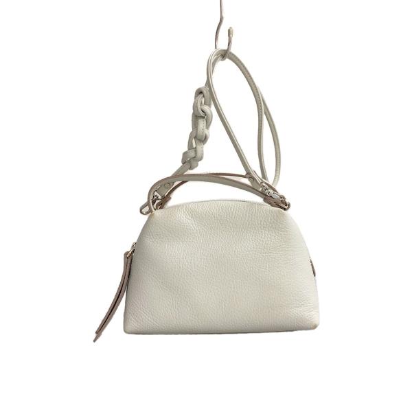 GIANNI  CHIARINI  ショルダーバッグ！ GIANNI CHIARINI◇ショルダーバッグ/レザー/GRY/無地 : セカンド