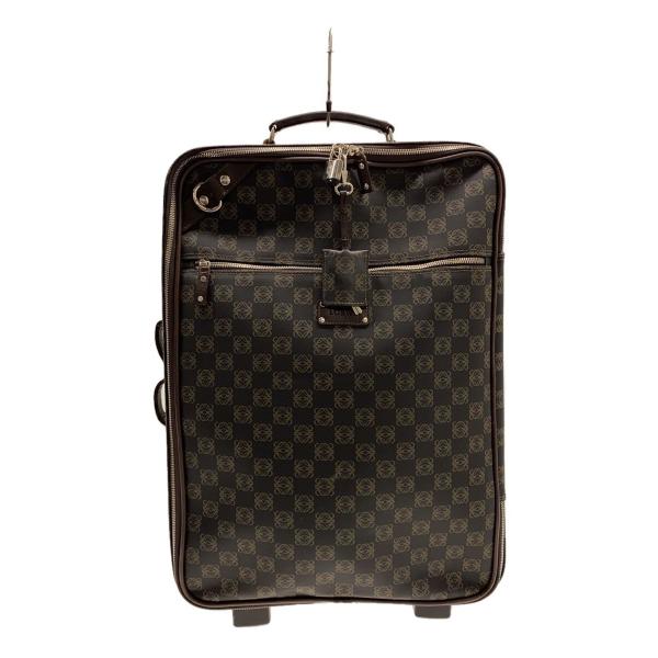 LOEWE◇トラベルキャリー/--/BRW/総柄/アナグラム// : セカンド