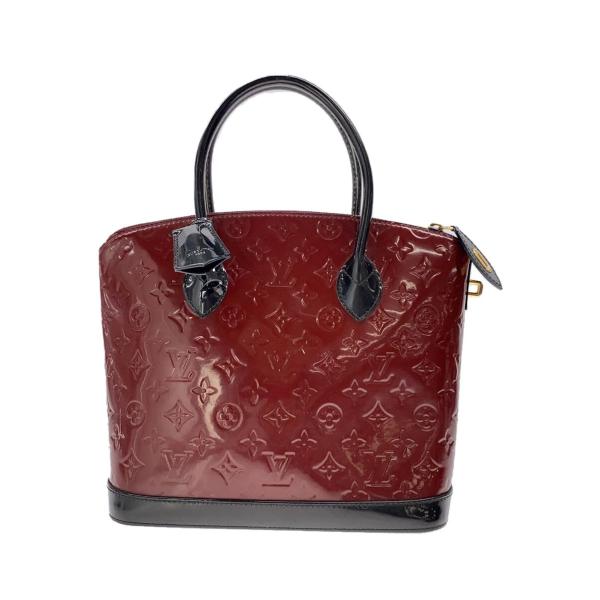 LOUIS VUITTON◇ロックイットPM_モノグラム・ヴェルニ_RED/エナメル