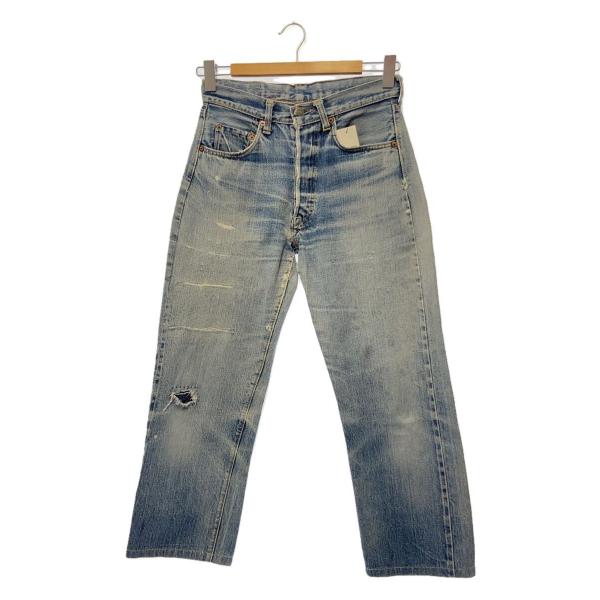 70s Levi’s 501 66前期 赤耳 雰囲気抜群 実寸W31 リペア Levi's◇70s/66前期/赤耳/リペア有/サイズ考慮/実寸W27//デニム/IDG