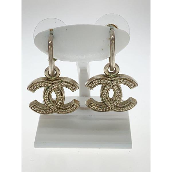 CHANEL◇ココマーク/フープ/06P/ピアス/--/SLV/レディース