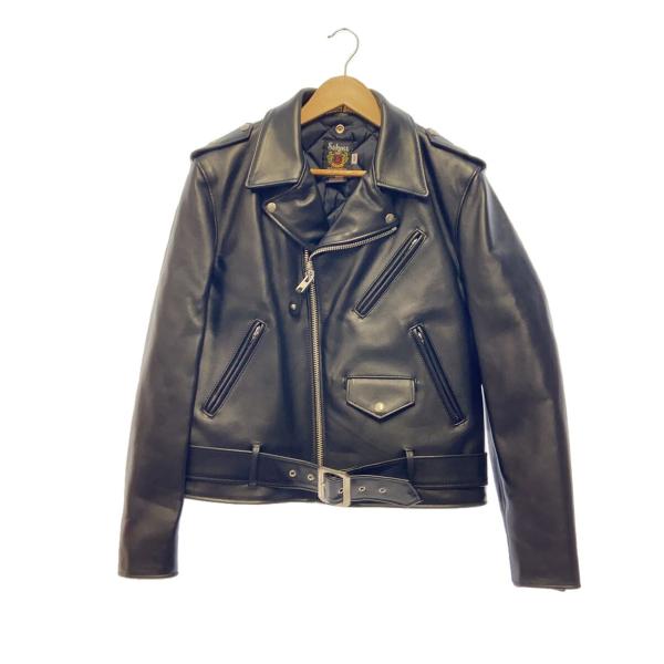 SEVEN ARROWS Steer Hide シングルライダースジャケット Schott◇ONESTAR/Steerhide/42/レザー/BLK/7823950083/613US