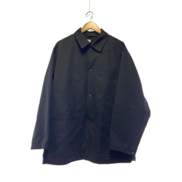 COMOLI◇25AW/ポストワークツイルジャケット/1/コットン/BLK/C03-01020