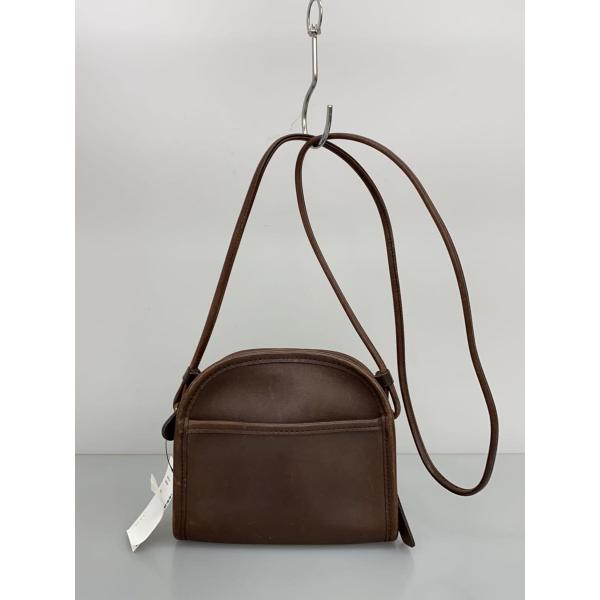 COACH◇オールドコーチ/ミニショルダーバッグ/レザー/BRW : セカンド