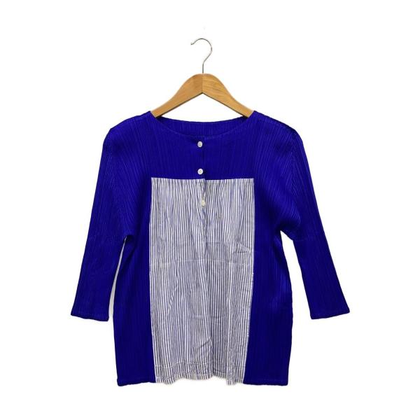 PLEATS PLEASE ISSEY MIYAKE◇プリーツ切替カーディガン(薄手)/3